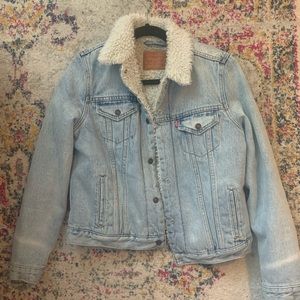 Sherpa-lined Levi Jean Jacket